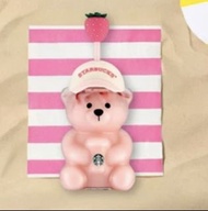Starbucks Bear / Bearista Strawberry Glass Cup 20oz – Brand New