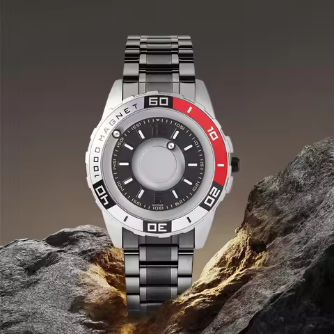 EUTOUR Men's Luxury Sports Original Design Magnetic Quartz Watch Fashion Simple Sports Business Men'