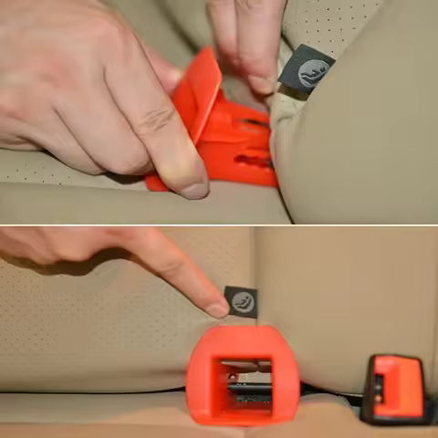 New 2 Pcs Latch Guide! Passenger Car Child Safety Seats General Isofix Interface Belt Latch Guide (I