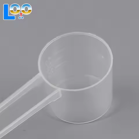 10Pcs Reusable 5g Spoon Plastic Measuring Scoop PP Measure Spoon Milk Coffee Teaspoon Milk Powder Ki