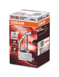 (ของแท้) OSRAM หลอดไฟ ซีนอล รุ่น XENON LASER NIGHT BREAKER สว่าง +200% 4500K - กดเลือก ขั้ว D1S D2S 
