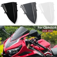 New Motorcycle Double Bubble Front Windshield Windscreen Wind Deflectors Visor For HONDA CBR650R CBR