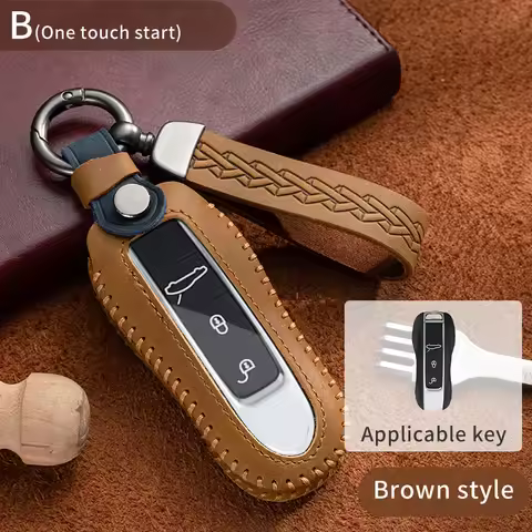 New Car Key Case Cover For Porsche Cayenne 958 911 Lepin 996 Macan Boxster Panamera 997 944 924 Pana