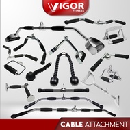 อุปกรณ์ฟิตเนส เล่นกับ cable (Exercise Machine Cable Attachments) เชือก v-grip triangle / Tricep rope