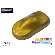 Aikka Supreme Pearlized PZ44 MUMMY GOLD Cat Kereta Motor Cat Bancuh Siap/ 2K Car Paint DIY