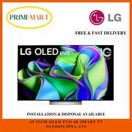 LG OLED65C3PSA.ATC 65" OLED EVO 4K SMART TV - FREE WALL MOUNTING BY LG SINGAPORE