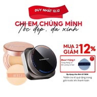 Combo Cushion Hexze + Carslan Powder – Smooth, Natural, Top Oil Control Foundation