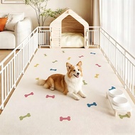Cartoon Dog Mat, Dog Playpen Pee Mat for Puppies Cats, Waterproof PVC Pet Floor Mat| Easy-Clean, Non