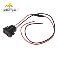 36W Fast Car Charger QC3.0 Dual USB Fast Charger with Voltage Waterproof Mobile Phone Charger for  4