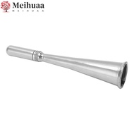 MEIHUAA Boat Fog Horn, Removable Mouthpiece Silver Handheld Foghorn, Sturdy Structure 304 Stainless 