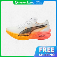 PUMA | รองเทาวง PUMA Deviate Nitro Elite 3 FGL รนผหญง Wns - สขาว-ซนเซท G