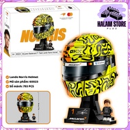 [New item] F1 Mclaren Helmet assembly display collectible model - Lando Norris Helmet code 60023
