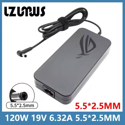 120W 19V 6.32A 5.5*2.5MM Laptop Adapter Power Supply For ASUS TOSHIBA ACER N550 K53 N750 N500 N56V N