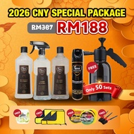 [CNY Promo Set] Easystone Gold Water Coating & Windscreen High Gloss Coating Silicone Pro Wax Nano C