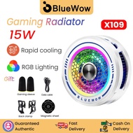 【2025 New Upgrade】BlueWow 15W X109 Phone Radiator for Mobile Phone Phablet Fan Semiconductor Mobile 