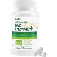 Penghalang Histamin DAO – Enzim DAO + Diamine Oxidase & Quercetin Immortelle C untuk dan 60 Kapsul