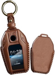 ontto Leather key shell Cover key cover fit for BMW 8er 7er 5er i8 i12 i15 Display 740i 528Li 540Li 