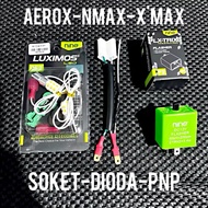 T10 LED Lights 2mode PNP Aerox Nmax Xmax LUMINOS Turn Signal Lights dajjal Sen 2 Dusk MODE+PNP Diode