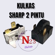 relay kulkas Sharp 2 pintu + overload kulkas Sharp