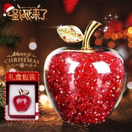 AT/🌟Poshi Selection Christmas Eve Apple Gift Box Christmas Gift Crystal Apple for Girlfriend Romantic Diamond Christmas