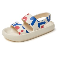 utune Sandals For Women,Casual Open Toe Cloud Slide Sandals Soft Thick Sole Non-Slip Indoor Outdoor 