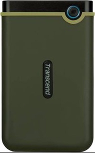Transcend HDD StoreJet 25M3 Military Green External Portable Hard Drive 1TB 2TB