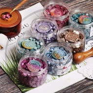 [SG] 150pcs Metallic Galaxy Colours Octagon Shaped Wax Beads | Sealing wax beads | Wax Stamp beads