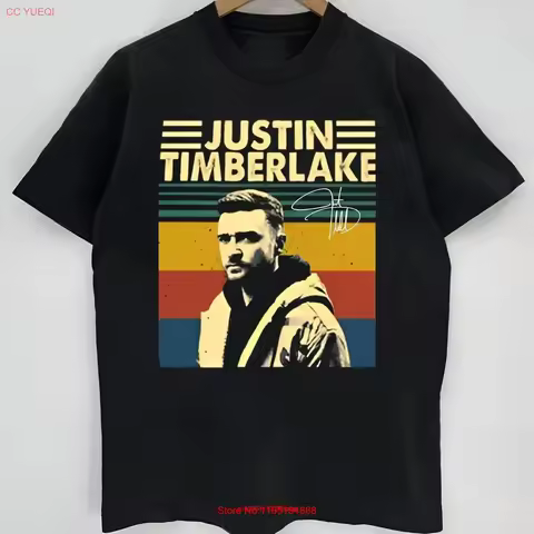 New Justin Timberlake My Love Black S 2345XL T Shirt P1537 vintage Washed Stylish Stretched Slightly