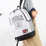 AIR JORDAN 男女同款戶外休閒雙肩包 大容量校園書包 旅行電腦包