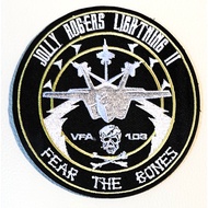 R RBF JOLLY ROGERS F-35 10CM PATCH Armband ARM-FTBF35