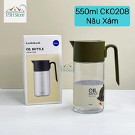 Bình đựng dầu LocknLock Oil Bottle 550ml tự động mở nắp có vạch chia dung tích CKO208 P3H Store