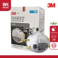 (20PCS) 3M 8210 N95 PARTICULATE RESPIRATOR  / HAZE MASK / DUST MASK / DOSH SIRIM APPROVED