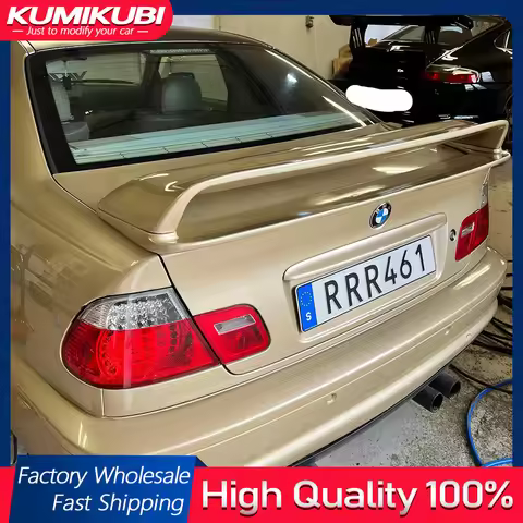 Rear Trunk Lid Boot Car Tuning Wing Spoiler For BMW E46 GT Coupe 1998 1999 01 02 03 04 05 2006 Carbo