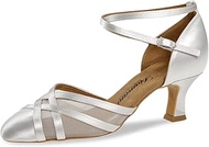 Diamant Dance Shoe Manufaktur 147-068-092-y Women's Dance Shoes, White, 4.5 US Women