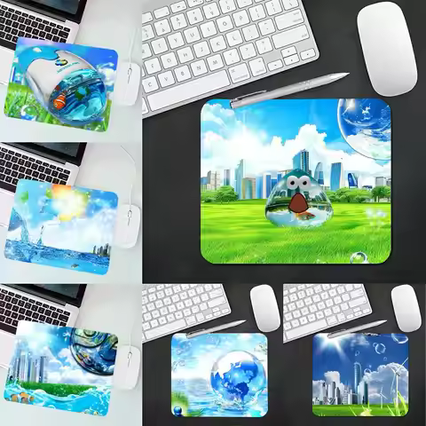 1pc Cute-Frutiger Aero Arts Small Mousepad Keyboard Pad Laptop Cushion Non-slip Deskpad