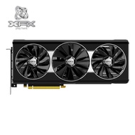 ใช้ XFX 5700 8G การ์ดจอ GDDR6สำหรับ AMD Radeon RX 5700XT 8GB RX5700 XT การ์ดจอ1NM พัดลมแบบสามตัวแผนที่พีซี RX5700XT CPD