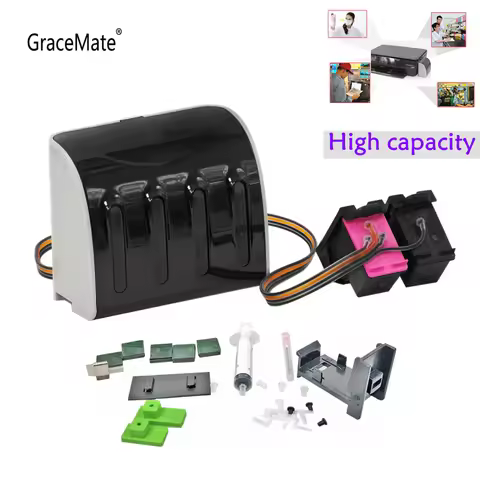 122XL Continuous Ink System Replacement for Hp122 HP 122 Ink Cartridge CISS Deskjet 1000 1050 1050A 