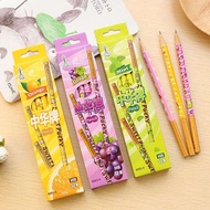 中华牌HB铅笔6083-5水果木质铅笔书写彩色铅笔 学生儿童卡通铅笔China brand HB pencil 6083-5 fruit dongzi888.my20250830