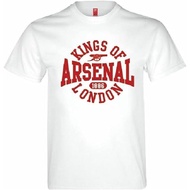 Arsenal FC Kings of London Adult T-Shirt Fashion T Shirt Tops for Boys Girls Distro Age 1 2 3 4 5 6 