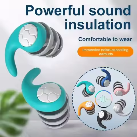 1 pair Waterproof Swimming Ear Plugs Silicone Comfortable with Noise Cancelling Protect the Ears of 