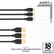 Aukey CB MD3 Micro USB Gold plate isi 3