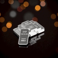 SNPเงินแท่ง999.9%มีน้ำหนัก1บาท น้ำหนัก1บาทเท่ากับน้ำหนักเงิน 15.244 กรัม(มาใหม่ล่าสุด)