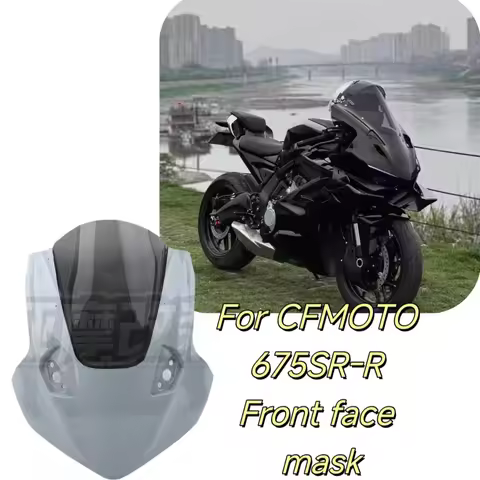 For CFMOTO 675sr-r CF 675SR modified one-piece hood competitive windshield with raised front windshi