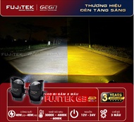 Đèn bi gầm Fujitek G3 3.0inch dành cho oto xe máy 3 chế độ màu đa năng chống lệch màu - BH 3 năm
