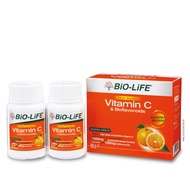 BIOLIFE NON-ACIDIC VITAMIN C & BIOFLAVONOIDS 30S X 2