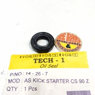 Sil 14 26 7 Seal As starter Slah crank S90 90Z Limited Item Rare Item Classic Motorcycle Spare Parts
