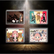 Spy x Family color-changing 3D LED light painting - ANIME 3D LED light painting for desk and night l