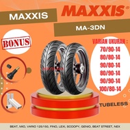 (FREE VALVE) MAXXIS MA-3DN TUBELESS Ring 14 70/ 90-100/80-14