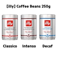[Illy] Coffee Whole beans 250g Clasico Medium Intenso Dark Decaf Decaffeinated Ground Coffee illy Fi