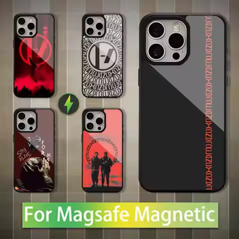 T-Twenty One P-Pilots Band Phone Case For iPhone 16,15,14,13,12,11,Pro,Max,Plus,Mini,Magsafe,Magneti